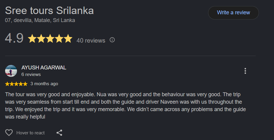 Google Review Proof